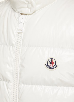  - MONCLER - Alcibia Lacquered Mock Neck Puffer Gilet