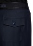  - MONCLER - Wide Leg Logo Waistband Tailored Trousers