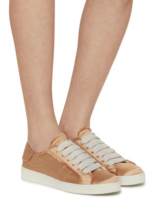 Figure View - Click To Enlarge - PEDRO GARCIA  - Persy Satin Sneakers