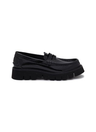 Main View - Click To Enlarge - PEDRO GARCIA  - Sebas Patent Leather Loafers