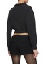 Back View - Click To Enlarge - ALEXANDERWANG - Cropped Bike Chain Trim Pullover