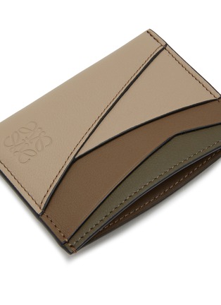 Detail View - Click To Enlarge - LOEWE - Puzzle Leather Card Holder