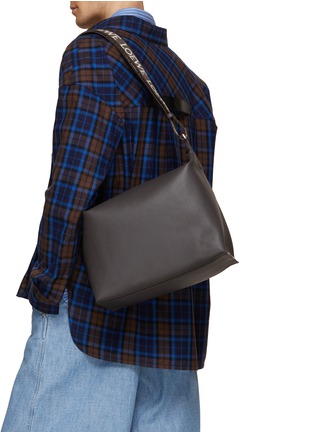 Figure View - Click To Enlarge - LOEWE - Cubi Crossbody Leather Bag