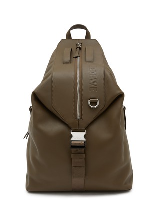 Main View - Click To Enlarge - LOEWE - Convertible Leather Backpack