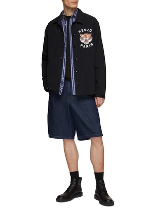 Figure View - Click To Enlarge - KENZO - Lucky Tiger Padded Shirt Jacket