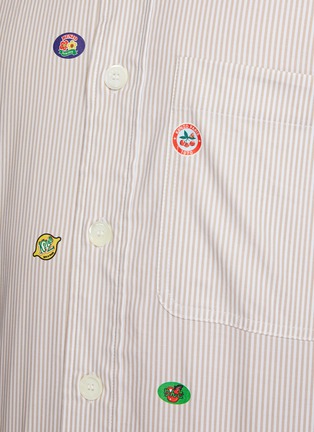  - KENZO - Fruit Sticker Striped Shirt