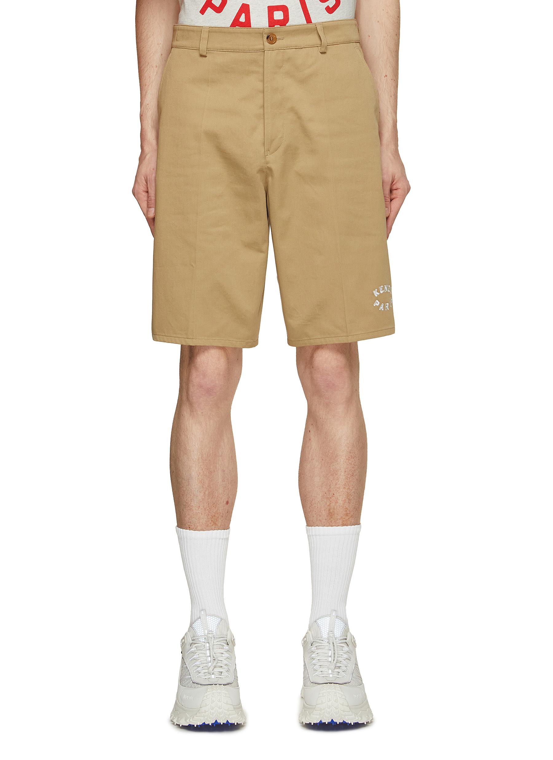 Embroidered hot sale chino shorts