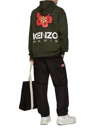 Figure View - Click To Enlarge - KENZO - Boke Flower Print Hoodie
