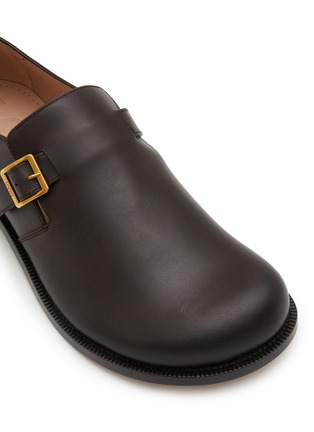 Detail View - Click To Enlarge - LOEWE - Campo Buckled Leather Derbies