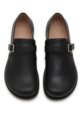 Detail View - Click To Enlarge - LOEWE - Campo Buckled Leather Derbies