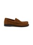 Main View - Click To Enlarge - LOEWE - Campo Suede Penny Loafers