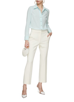 Figure View - Click To Enlarge - ST. JOHN - Pleated Crepe Suiting Pants