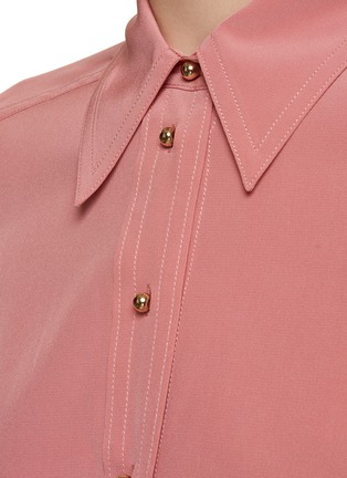  - ST. JOHN - Silk Button Up Shirt