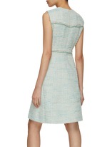 ST. JOHN | Sleeveless Eyelash Tweed Dress | Women | Lane Crawford