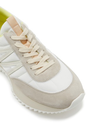 Detail View - Click To Enlarge - MONCLER - Pacey Nylon Suede Low Top Sneakers