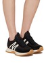 Figure View - Click To Enlarge - MONCLER - Pacey Nylon Suede Low Top Sneakers
