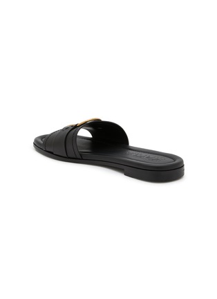  - MONCLER - Flat Bell Leather Sandals