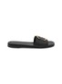 Main View - Click To Enlarge - MONCLER - Flat Bell Leather Sandals