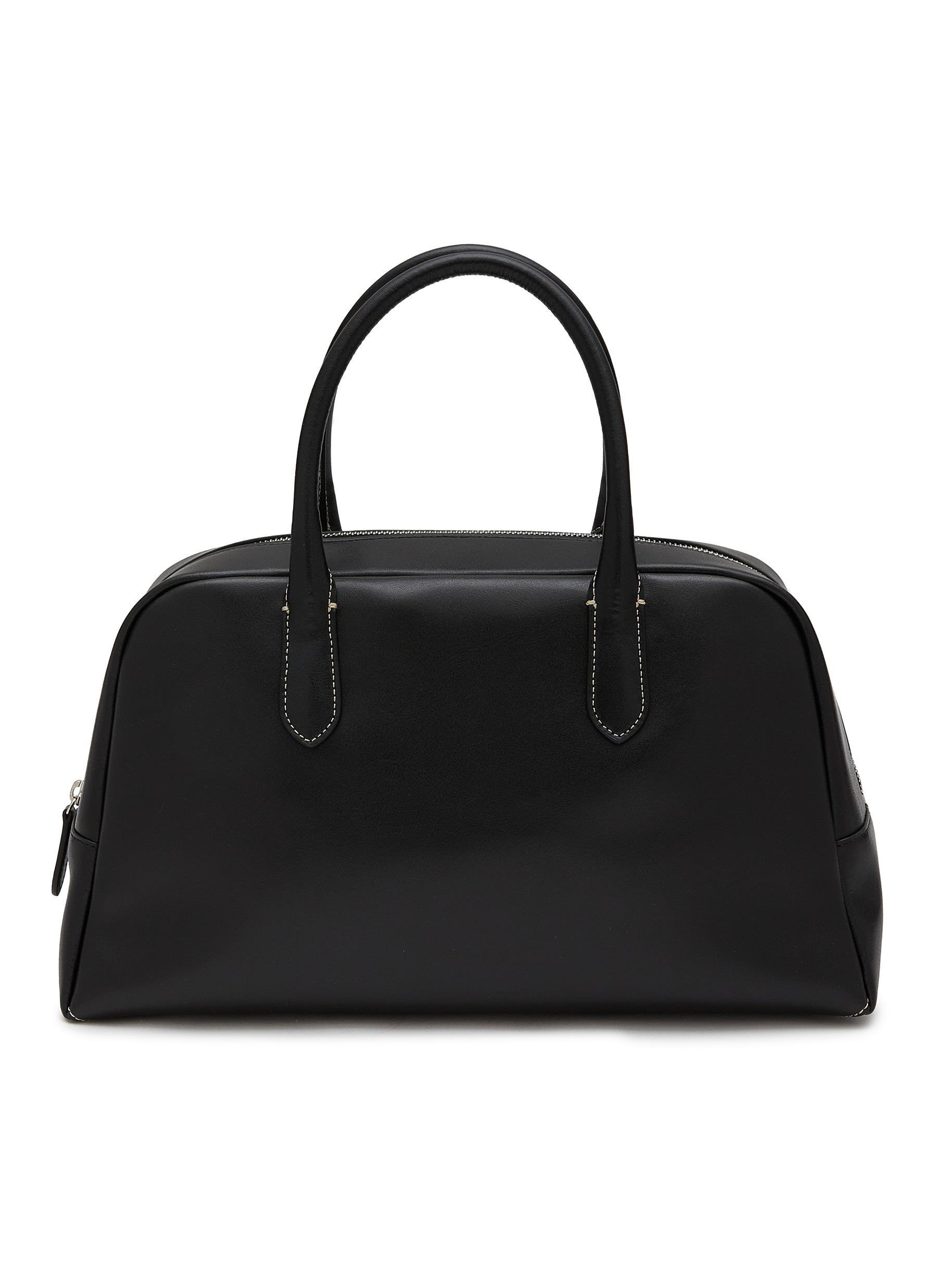 Medium Top Handle Leather Bag
