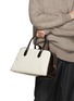 Figure View - Click To Enlarge - NOTHING WRITTEN - Medium Top Handle Leather Bag