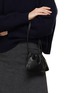 NOTHING WRITTEN - Small Drawstring Leather Shoulder Bag