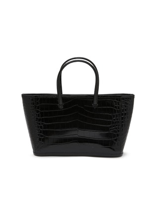 Main View - Click To Enlarge - NOTHING WRITTEN - Small Crocodile Embossed Leather Tote Bag