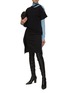 Figure View - Click To Enlarge - MM6 MAISON MARGIELA - Tailored Front Denim Wrap Midi Skirt