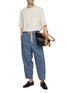 Figure View - Click To Enlarge - BARENA - Contrast Drawstring Pants