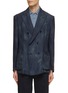 Main View - Click To Enlarge - BARENA - Houndstooth Tie Dyed Unlined Blazer