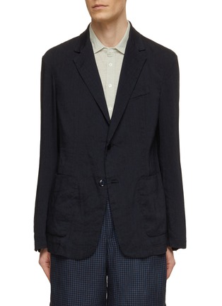 Main View - Click To Enlarge - BARENA - Single Breasted Unlined Blazer