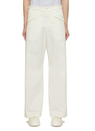 Main View - Click To Enlarge - BARENA - Side Adjuster Flat Front Pants