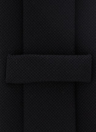Detail View - Click To Enlarge - STEFANOBIGI MILANO - Summer Wool Hopsack Tie