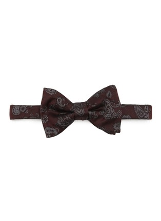 Main View - Click To Enlarge - STEFANOBIGI MILANO - Paisley Silk Jacquard Bow Tie