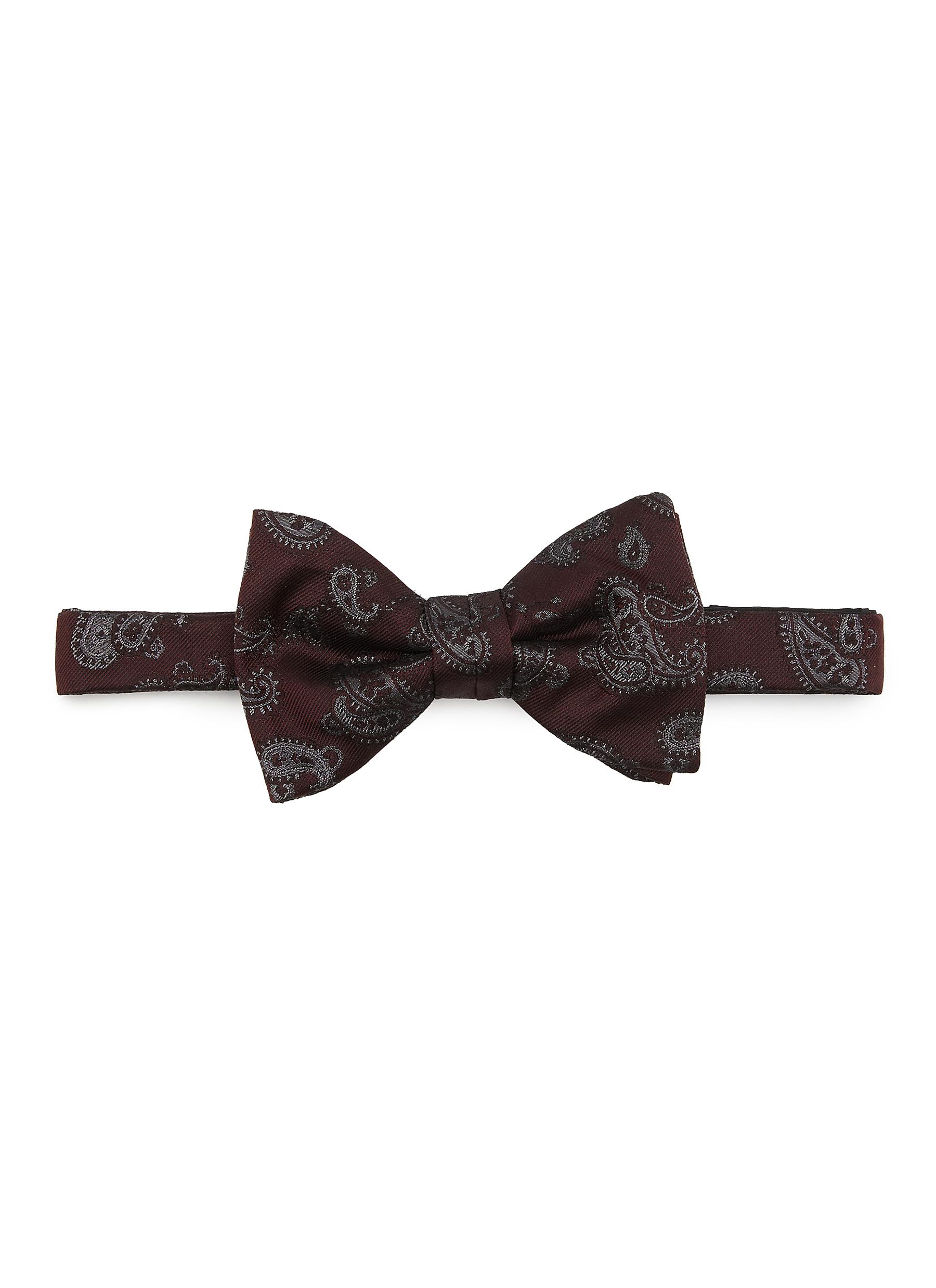 Paisley Silk Jacquard Bow Tie