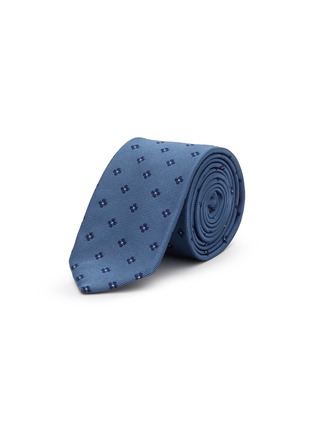 Main View - Click To Enlarge - STEFANOBIGI MILANO - Floral Jacquard Silk Twill Tie