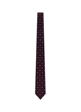 Figure View - Click To Enlarge - STEFANOBIGI MILANO - Floral Embroidered Silk Grenadine Tie