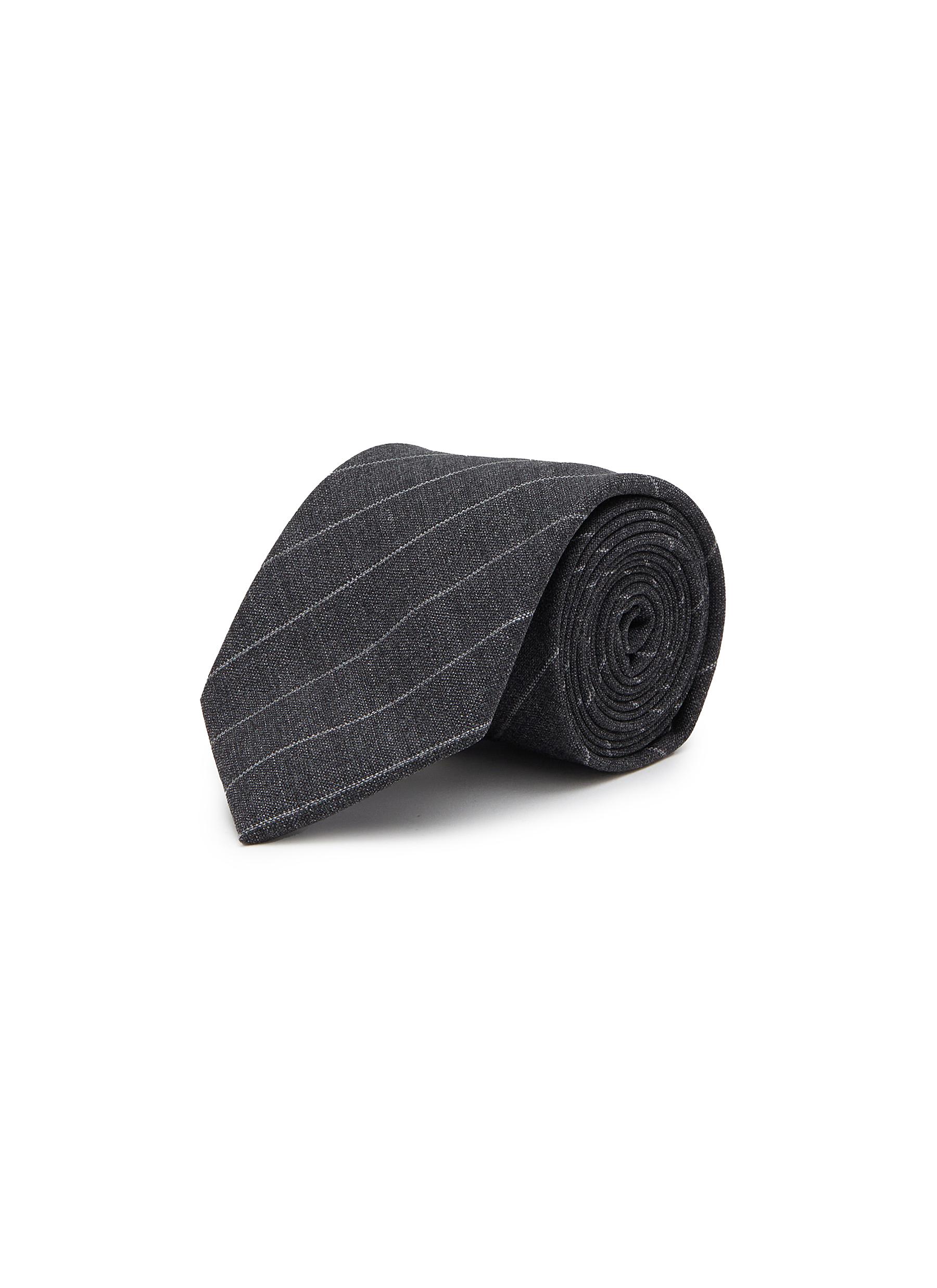 Pin Stripe Summer Wool Tie