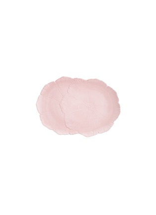 Main View - Click To Enlarge - AQUAZZURA - Cherry Blossom Oval Platter — Pink