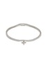 Main View - Click To Enlarge - LC COLLECTION JEWELLERY - 18K White Gold Diamond Cross Charm Tennis Bracelet - 2.09 Carat