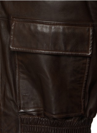  - STUDIO NICHOLSON - Flap Pocket Leather Bomber