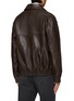 Back View - Click To Enlarge - STUDIO NICHOLSON - Flap Pocket Leather Bomber