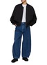 Figure View - Click To Enlarge - STUDIO NICHOLSON - Dark Wahsed Volume Jeans