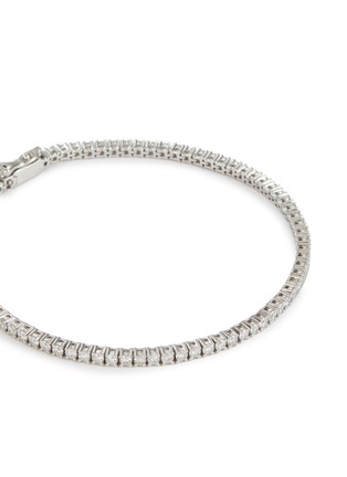 Detail View - Click To Enlarge - LC COLLECTION JEWELLERY - 18K White Gold Diamond Tennis Bracelet