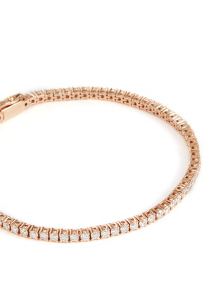 Detail View - Click To Enlarge - LC COLLECTION JEWELLERY - 18K Rose Gold Diamond Tennis Bracelet