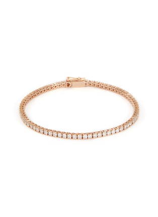 Main View - Click To Enlarge - LC COLLECTION JEWELLERY - 18K Rose Gold Diamond Tennis Bracelet