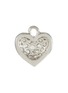 Figure View - Click To Enlarge - LC COLLECTION JEWELLERY - 18K White Gold Heart Charm Pendant