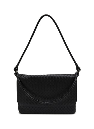 Main View - Click To Enlarge - BOTTEGA VENETA - Double Handle Leather Hobo Bag