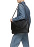 Figure View - Click To Enlarge - BOTTEGA VENETA - Double Handle Leather Hobo Bag