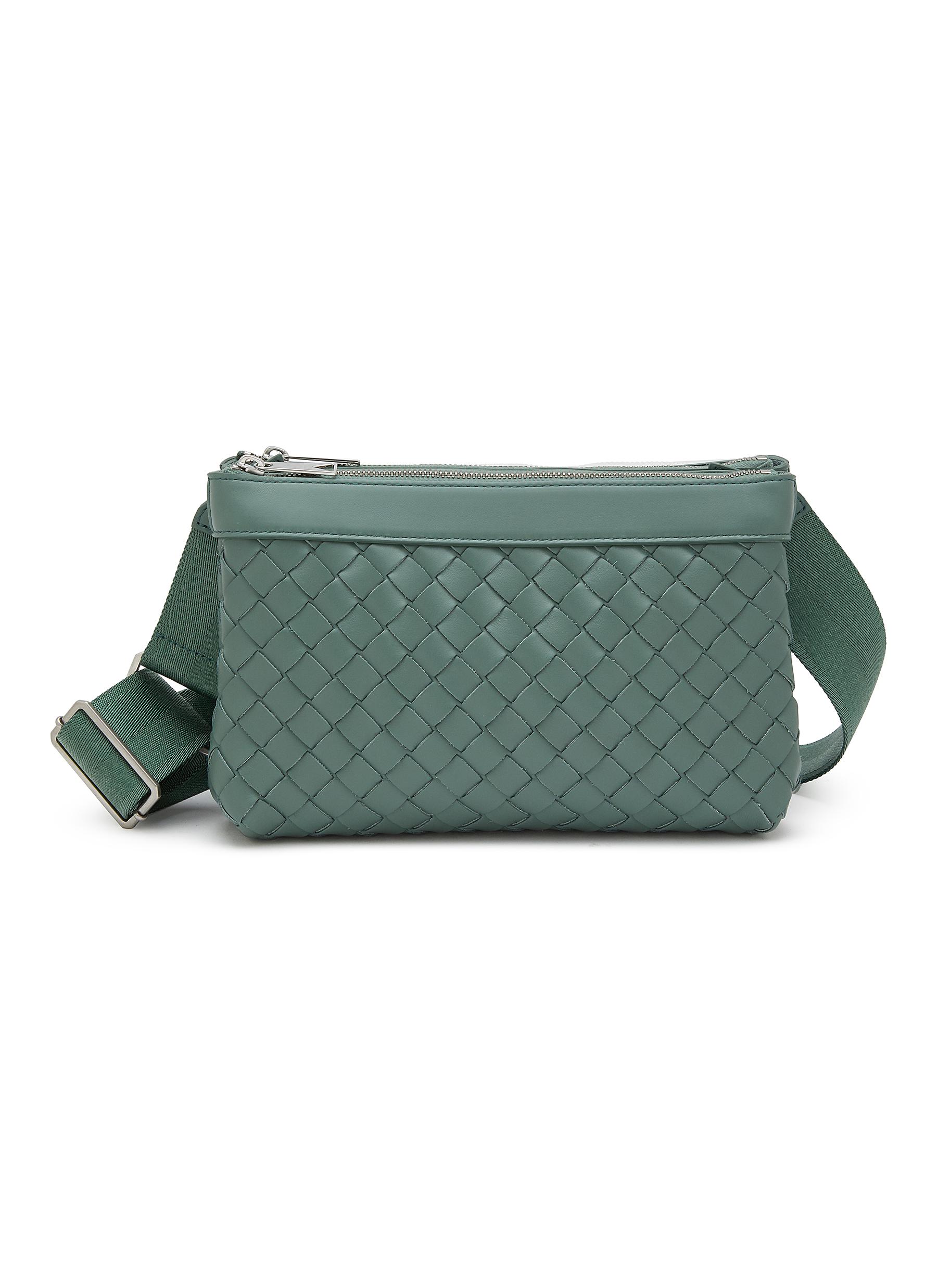 Bottega veneta intrecciato discount the pouch crossbody bag