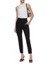 Figure View - Click To Enlarge - GIAMBATTISTA VALLI - Cropped Slim Fit Pants